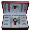 Promotion Japan Movement Watch Set cadeau avec bretelles et bagues interchangeables